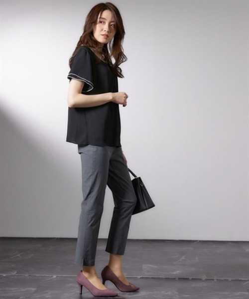 「7days Life Styling」 「Pleu voir」半袖ブラウス M オフホワイト レディース_画像5