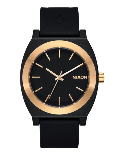 【未使用】鼈甲　ゴールド ブラック アナログ 腕時計 NIXON（ニクソン） アナログ腕時計 FREE ブラック系その他 レディース