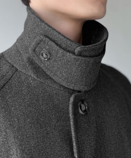 [Classical Origin] пальто с отложным воротником MEDIUM угольно-серый мужской 