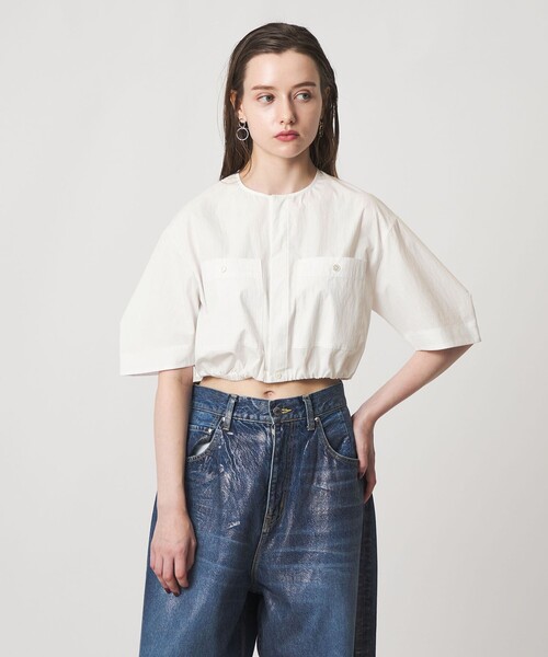 【美品】ASTRATET シャツブラウス ASTRAET（アストラット） ブラウス シャツ 「ASTRAET」2ポケット