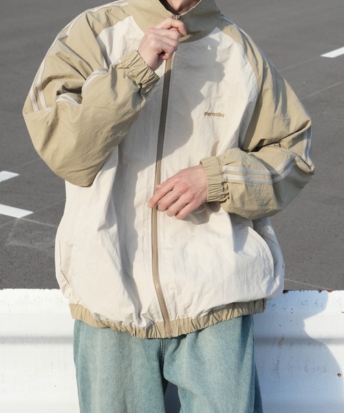 「Perushu」 ブルゾン MEDIUM ベージュ メンズ_画像4