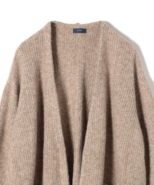 「SHIPS」 ニットカーディガン ONE SIZE ブルー レディース_画像3