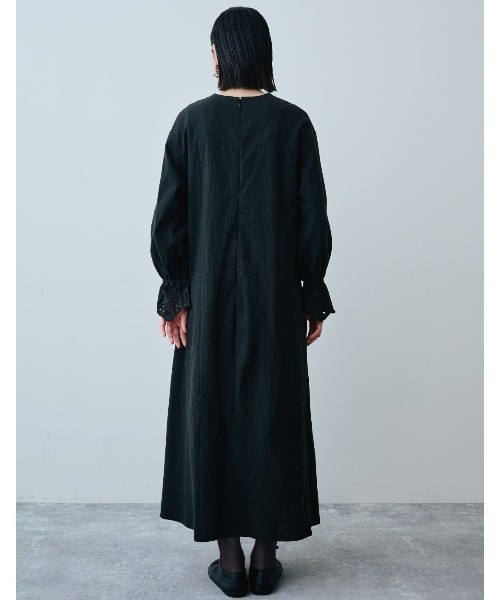 「MEDE19F」 長袖ワンピース NM アイボリー レディース_画像4