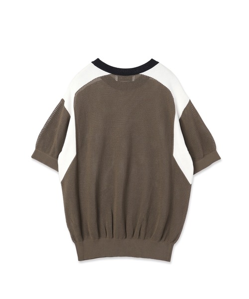 CULLNI（クルニ） サマーニット セーター ニット Airy Mesh Contrast