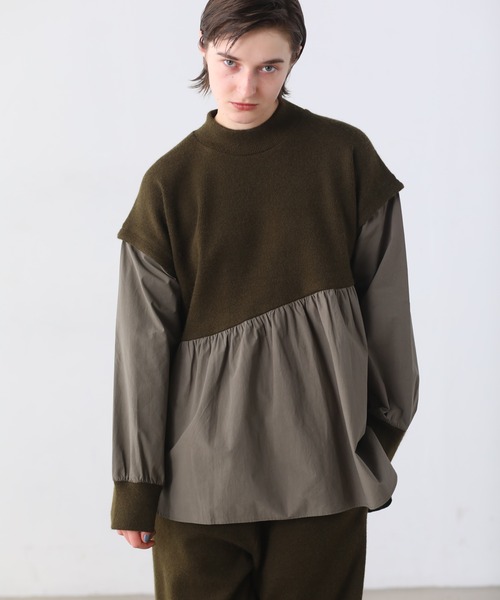 「Kelen」 長袖カットソー S バーガンディー レディース_画像2