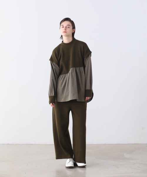 「Kelen」 長袖カットソー S バーガンディー レディース_画像3