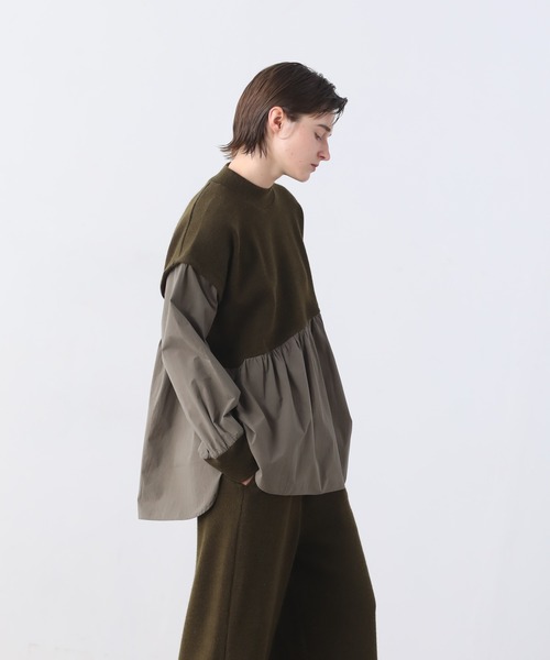 「Kelen」 長袖カットソー S バーガンディー レディース_画像4