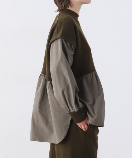 「Kelen」 長袖カットソー S バーガンディー レディース_画像8