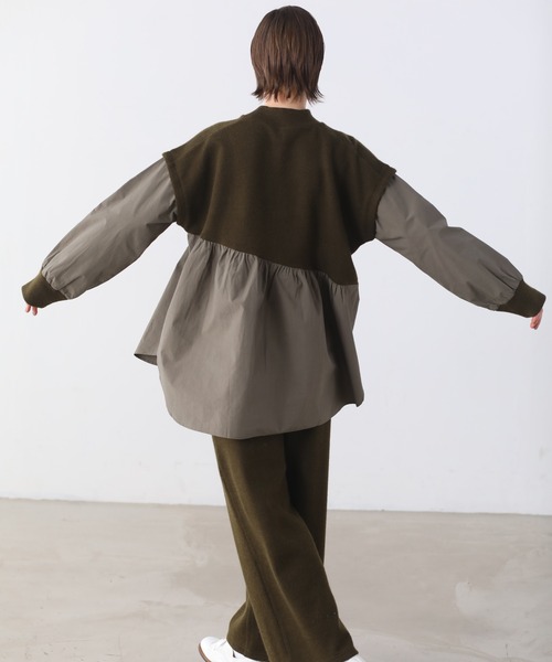 「Kelen」 長袖カットソー S バーガンディー レディース_画像9