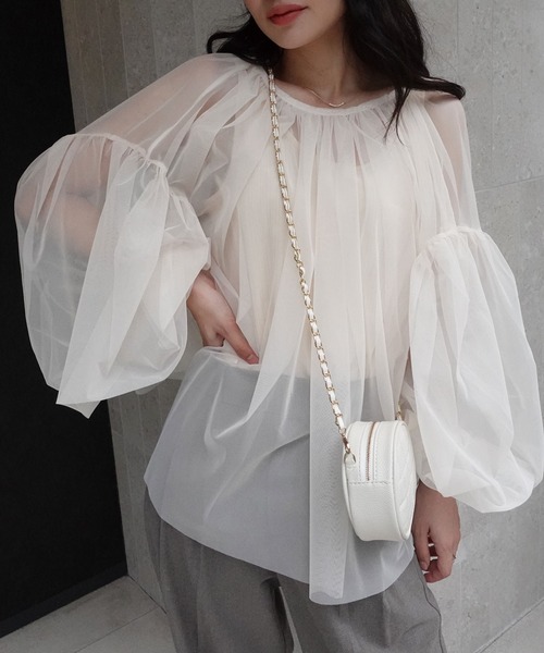 「CORNERS」 長袖ブラウス M アイボリー レディース_画像3