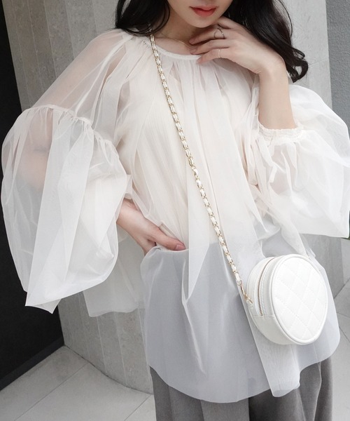 「CORNERS」 長袖ブラウス M アイボリー レディース_画像6