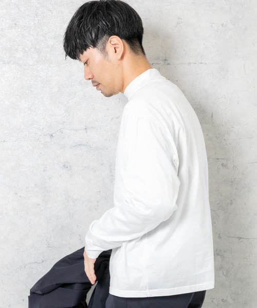 「URBAN RESEARCH ROSSO MEN」 長袖Tシャツ LARGE シルバー メンズ_画像7