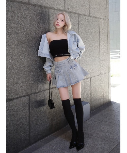 Darich ナロークロスベルトミュール BLK Lサイズ Darich（ダーリッチ） パンプス ナロークロスベルトミュール