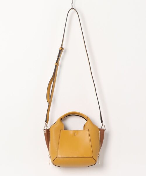 「FURLA」 2WAYバッグ ONE SIZE マスタード レディース