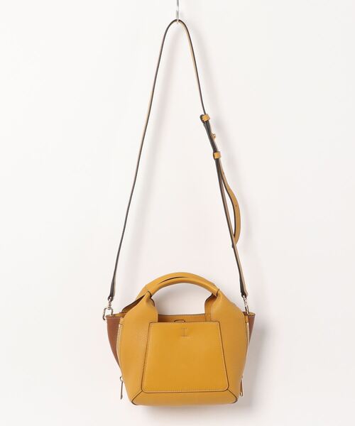 「FURLA」 2WAYバッグ ONE SIZE マスタード レディース