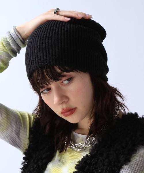 「JEANASIS」 ニットキャップ FREE ベージュ レディース_画像6