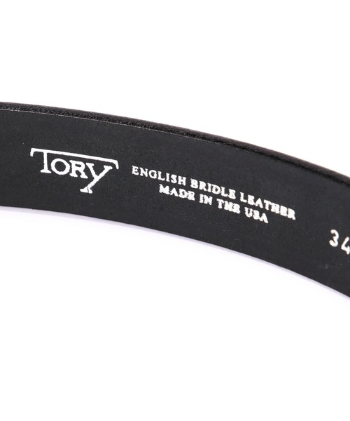 「TORY LEATHER」 ベルト 28 ブラック メンズ_画像8