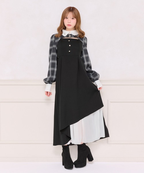 アプレジュール apres jour キャミワンピース ホビ垢 apres jour（アプレジュール） ワンピース 「ボレロ別売り」サイド