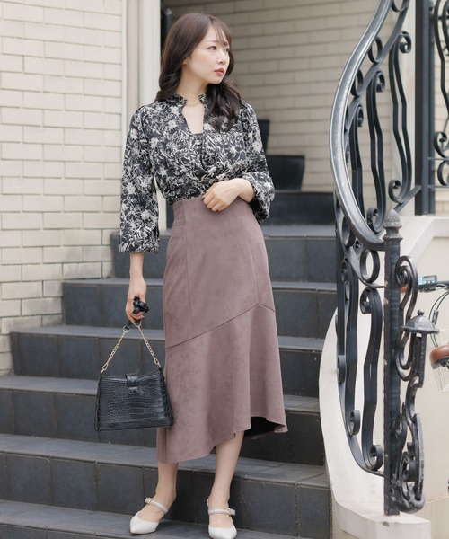 「LIPSERVICE」 長袖ブラウス FREE モカ レディース_画像4