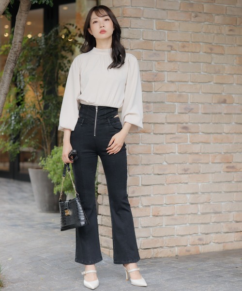 「LIPSERVICE」 長袖ブラウス FREE モカ レディース_画像6