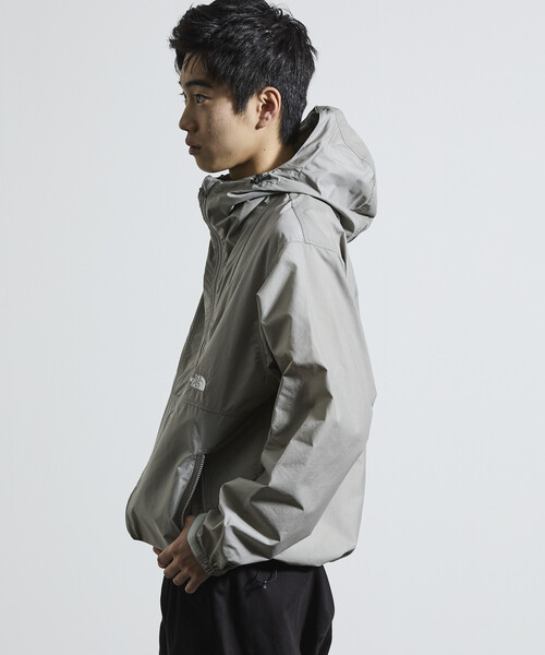 【PUKU】ナイロンフードジャケット グレージュ Ｓ snow peak（スノーピーク） コート ジャケット Nylon Tussah Jacket
