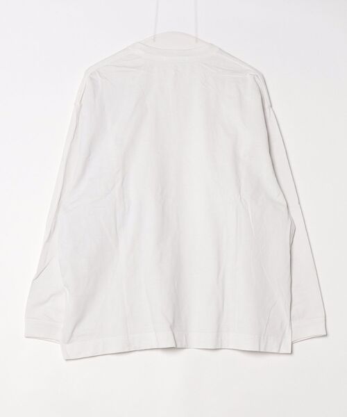 「WYM LIDNM」 長袖Tシャツ S ホワイト メンズ_画像2