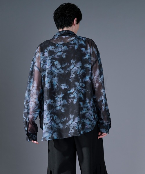 Ellno Loset（エルノロゼット） シャツ アソートデザインシアーシャツ