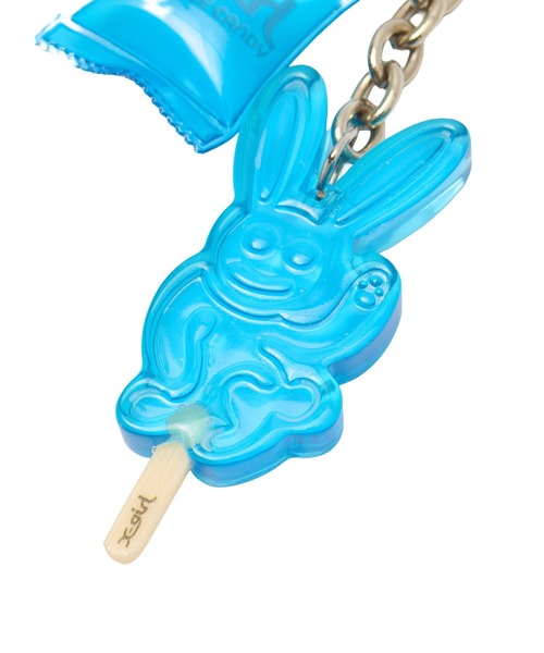 X-girl（エックスガール） キーホルダー BUNNY ICE CANDY KEY CHARM