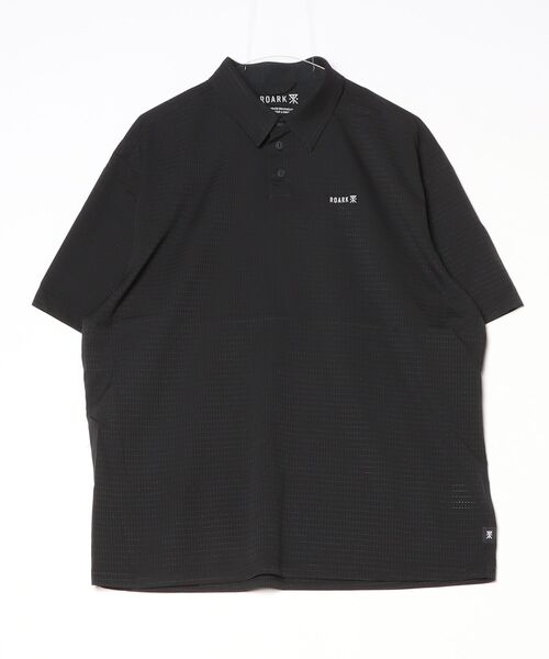 新品 ROARK REVIVAL ロアーク リバイバル 半袖　ポロシャツ L ROARK REVIVAL（ロアークリバイバル） ポロシャツ 半袖 「ROARK」BLESS