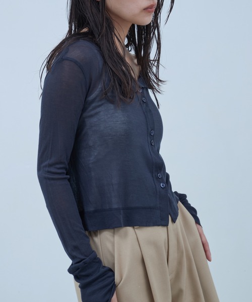 OFROOM カーディガン Sheer Skin Cardigan｜シアースキンカーディガン