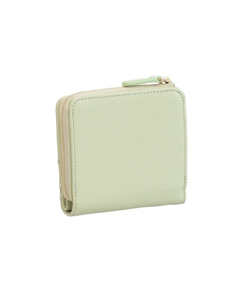 マリークワント ライトグリーン 二つ折り財布 MARY QUANT（マリークヮント） 財布 マリークワント エンブロデイジー
