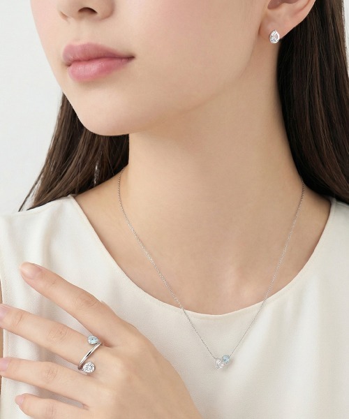 4℃（ヨンドシー） ネックレス Anniversary」シルバー ネックレス 