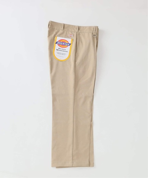 Dickies ディッキーズ 別注 ピンタック ワイドスラックス グレー L Dickies（ディッキーズ） ワイドパンツ スラックス 別注 ピンタック
