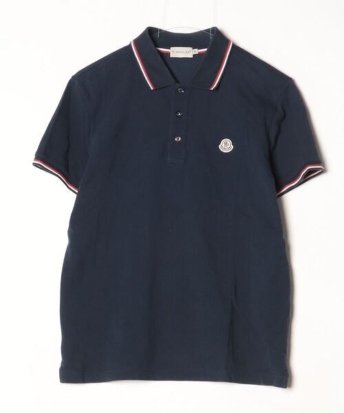 MONCLER（モンクレール） 半袖ポロシャツ M ネイビー メンズ