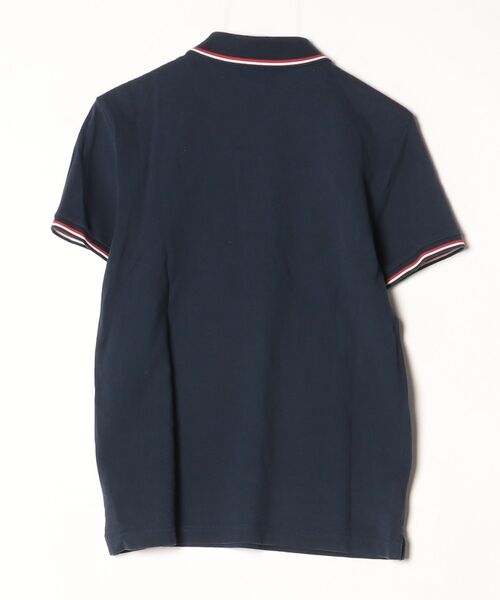 モンクレールネイビー 半袖 ポロシャツ MONCLER（モンクレール） 半袖ポロシャツ M ネイビー メンズ