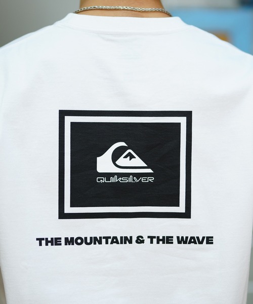 「Quiksilver」 半袖Tシャツ M ホワイト メンズ_画像5