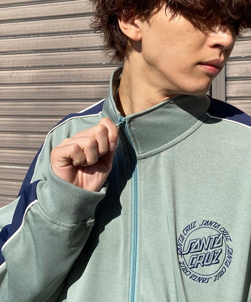 「SANTA CRUZ」 ジャージブルゾン X-LARGE ネイビー メンズ_画像4