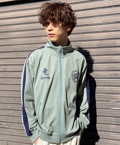 「SANTA CRUZ」 ジャージブルゾン X-LARGE ネイビー メンズ_画像7