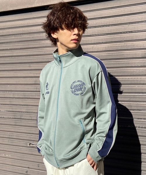 「SANTA CRUZ」 ジャージブルゾン X-LARGE ネイビー メンズ_画像8