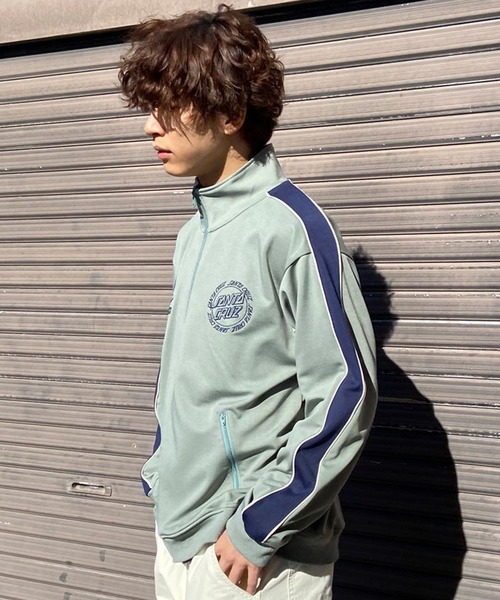 「SANTA CRUZ」 ジャージブルゾン X-LARGE ネイビー メンズ_画像9