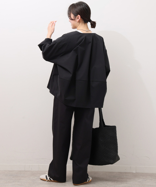 「JOURNAL STANDARD relume」 ノーカラージャケット FREE ベージュ レディースの画像