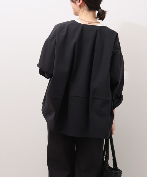 「JOURNAL STANDARD relume」 ノーカラージャケット FREE ベージュ レディースの画像