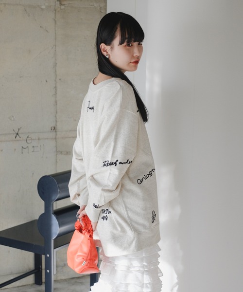 「Kastane」 スウェットカットソー S グレー レディース_画像10