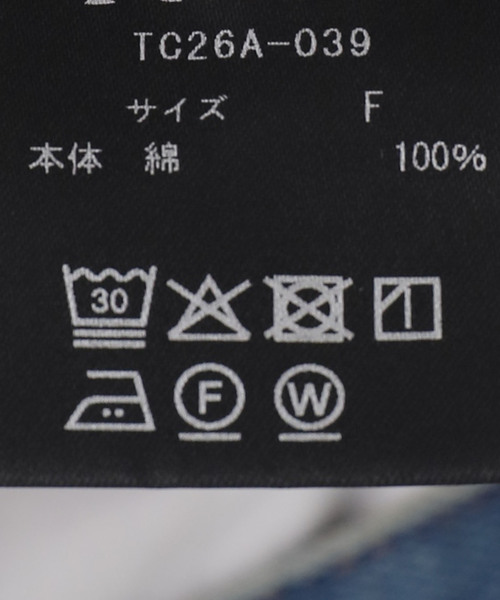 tシャツ TanC TOKYO タンクトウキョウ SIDE OPEN タンクトップ TC26A-039 レディースの画像
