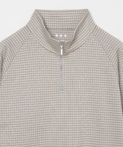 「three dots」 長袖Tシャツ MEDIUM グレー系その他 メンズ_画像3