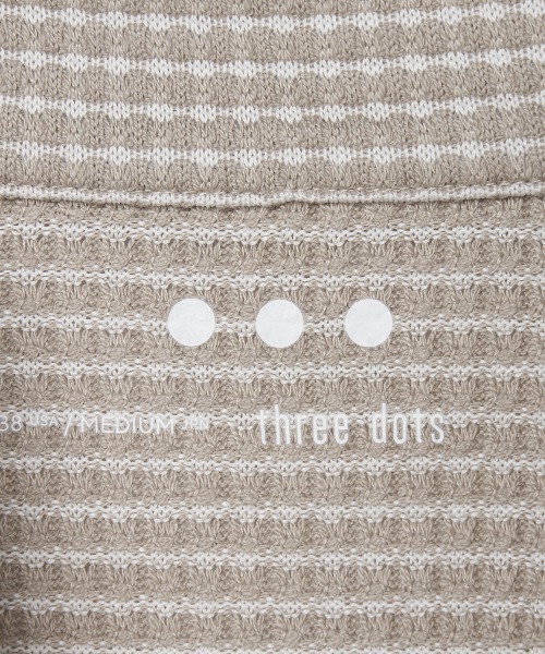 「three dots」 長袖Tシャツ MEDIUM グレー系その他 メンズ_画像4