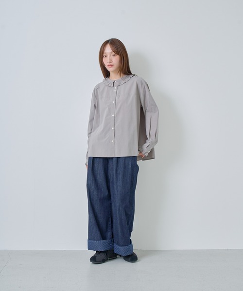 「Kelen」 長袖ブラウス M オフホワイト レディース_画像2