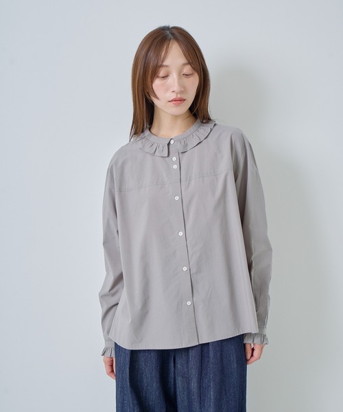 「Kelen」 長袖ブラウス M オフホワイト レディース_画像3