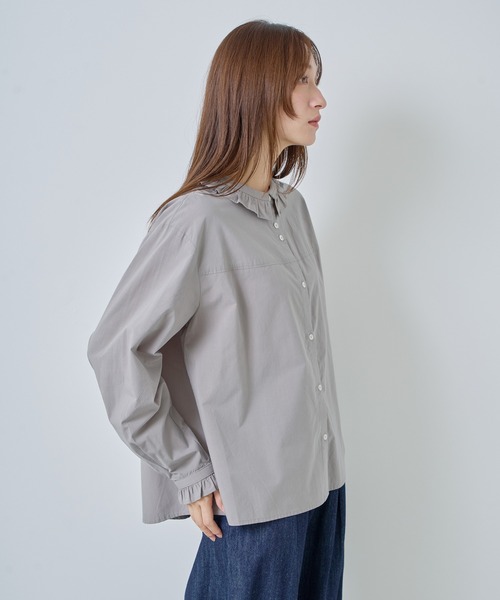 「Kelen」 長袖ブラウス M オフホワイト レディース_画像9