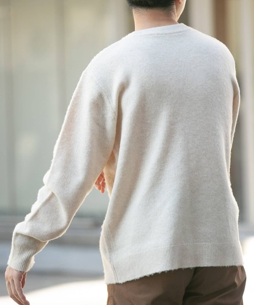 「URBAN RESEARCH ROSSO MEN」 長袖ニット LARGE アイボリー メンズ_画像5
